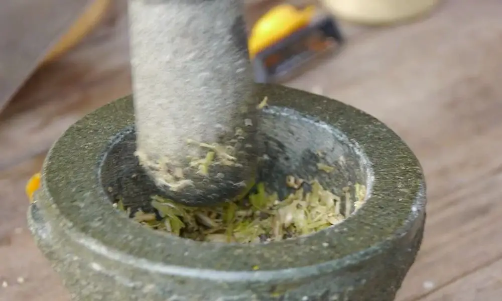 Granite Mortar and Pestle