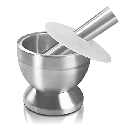 Tera Stainless Steel Mortar and Pestle